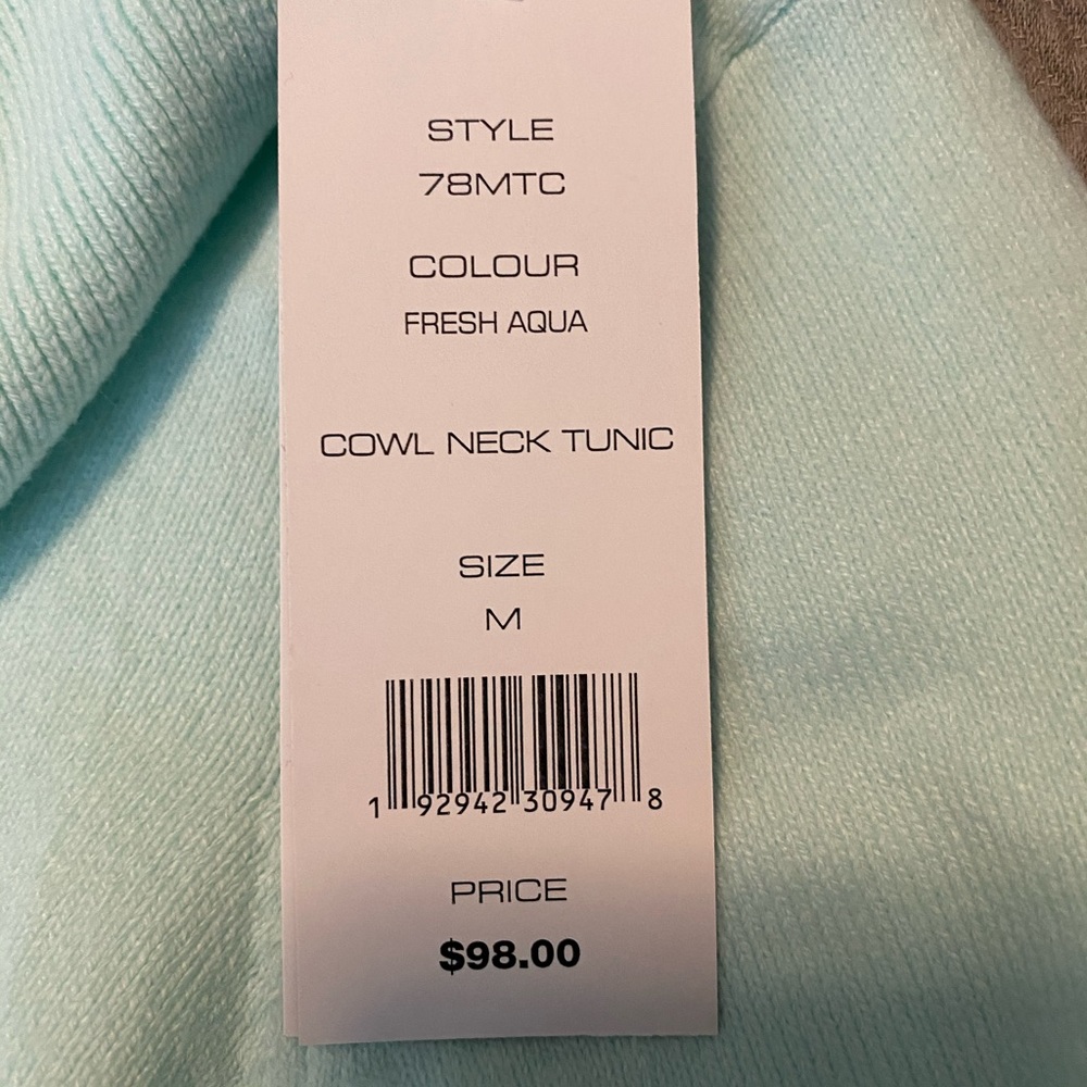 French Connection Sweater Fresh Aqua NWT - Picture 3 of 5